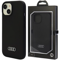 Etui Audi Silicone Case do iPhone 15 - czarne