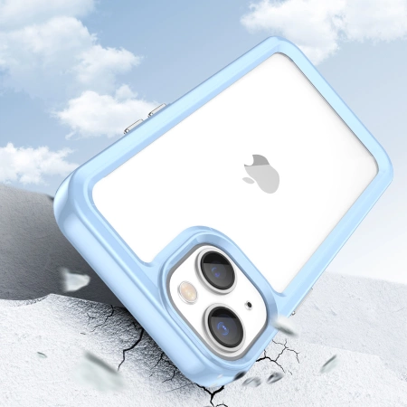 HURTEL ETUI OUTER SPACE DO IPHONE 14 PLUS POKROWIEC OCHRONNY Z ŻELOWĄ RAMKĄ