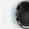 Kask narciarski Qunature 10130003003 z nausznikami snowboard rozmiar L - czarny