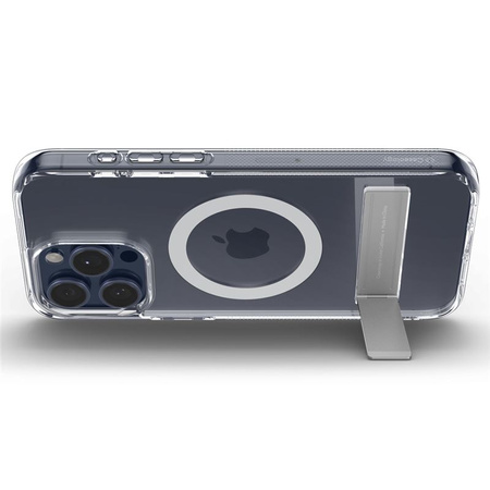 Spigen Caseology Capella MagSafe Kickstand, clear white - iPhone 15 Pro