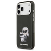 Etui Karl Lagerfeld IML Aquarelle Karl   & Choupette & Logo MagSafe do iPhone 17 Pro czarny