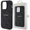 Etui Guess 4G Collection Leather Metal Logo MagSafe na iPhone 14 Pro Max - czarne