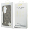 Etui Guess 4G Script MagSafe do Samsung  Galaxy S26 brązowy