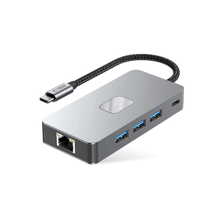 TECH-PROTECT HUB ADAPTER 9IN1 TYPE-C DO KOMPUTERA USB3.0 HDMI 4K PD100W