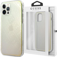 Guess GUHCP12M3D4GIRBL iPhone 12/12 Pro 6,1" opalowy/iridescent hardcase 4G 3D Pattern Collection