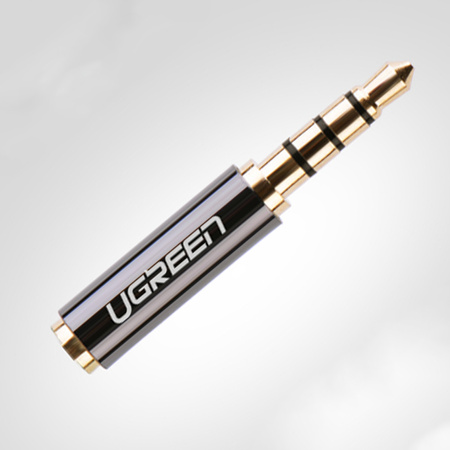 Ugreen adapter audio jack 3.5mm męski do jack 2.5mm żeński czarny (20502)