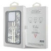 Etui Guess Liquid Glitter Gold Stripes na iPhone 15 Pro - czarne