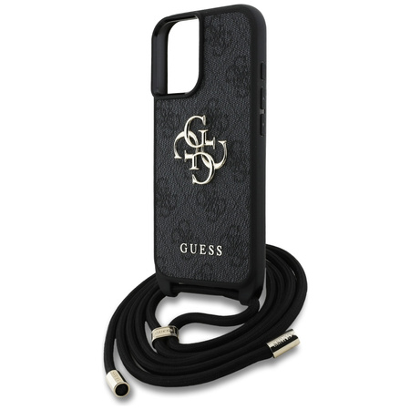 GUESS ETUI POKROWIEC DO IPHONE 16 PLUS 4G BIG LOGO CORD STAP CROSSBODY TPU