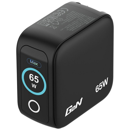 Ładowarka sieciowa Verbatim Mini GaN 65W 2xUSB-C PD/1x USB-A QC adapter UE/UK/USA czarny 30238