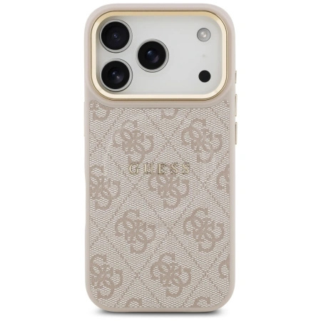 GUESS ETUI 4G PU CLASSIC LOGO MAGSAFE DO IPHONE 17 PRO CASE LUKSUSOWE