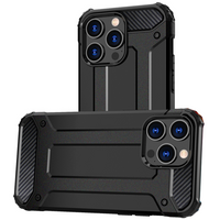 Pancerne etui do iPhone 15 Pro Max Hybrid Armor - czarne