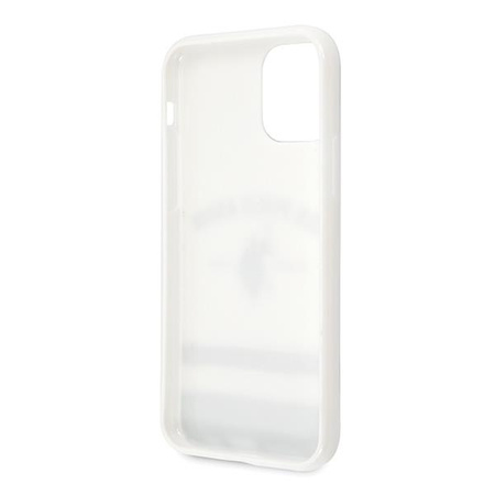 Etui U.S. Polo Assn. Tricolor Pattern Collection na iPhone 11 Pro - białe