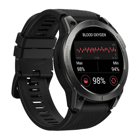 ZEBLAZE SMARTWATCH STRATOS 3 PRO DO FITNESS I ZDROWIA Z MONITORINGIEM TĘTNA