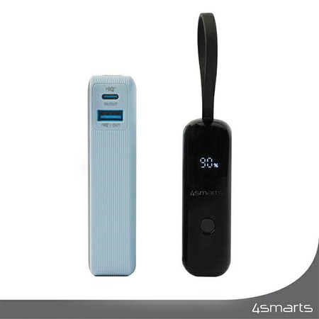 4SMARTS POWERBANK 10000MAH 30W DO TELEFONÓW Z WBUODOWANYM KABLEM USB-C 15CM