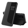 Eco Leather View Case elegancki futerał etui z klapką i funkcją podstawki Huawei P40 Lite E czarny