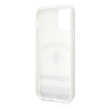 Etui U.S. Polo Assn. Tricolor Pattern Collection na iPhone 11 Pro Max - białe