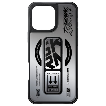 Skinarma etui Kira Kobai iPhone 16 Pro   6.3 Magnetic Charging Grip Stand chrome