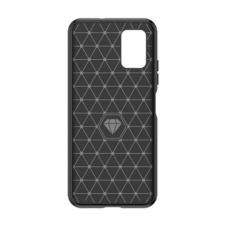 Etui silikonowe Carbon Case do Nokia C300 - czarne