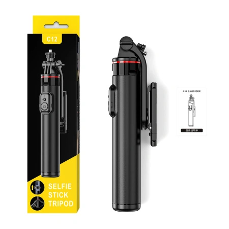 HURTEL SELFIE STICK 1.3M DO TELEFONÓW TELESKOPOWY TRIPOD ZUCHWYT NA TELEFON