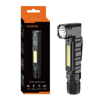SUPERFIRE LATARKA G19 200LM DO CAMPINGU AKTYWNOŚCI Z USB I WYSOKĄ JASNOŚCIĄ