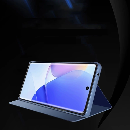 Clear View Case etui Huawei nova 9 pokrowiec z klapką czarne