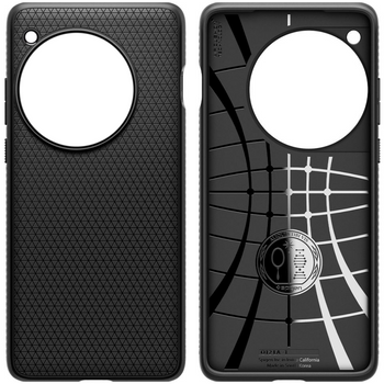 SPIGEN LIQUID AIR DO ONEPLUS 12 ETUI OCHRONNE MATTE BLACK Z NISKIM PROFILEM