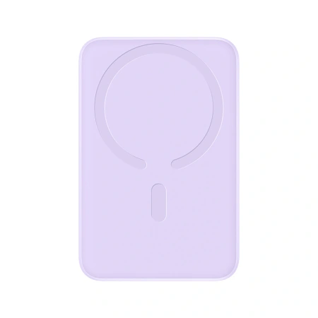 Powerbank Baseus EnerFill FM11 Ultra-Mini 10000mAh 22,5W indukcyjny kompatybilny z MagSafe z białym kablem Basus Simple USB-C 20V/3A 0,3m - fioletowy
