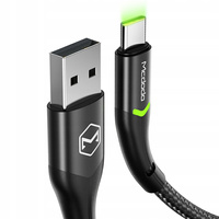 Mcdodo phone cable, USB-C, high-speed, USB-C,LED,QC 4.0, 1m , CA-7960