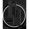 Eco Leather View Case elegancki futerał etui z klapką i funkcją podstawki Huawei P40 Lite E czarny
