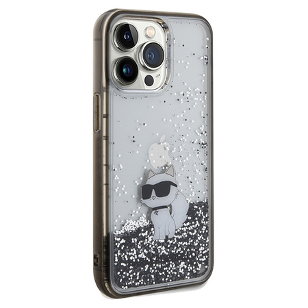 KARL LAGERFELD POKROWIEC HARDCASE DO IPHONE 13 PRO MAX 6.7 Z LIQUID GLITTER