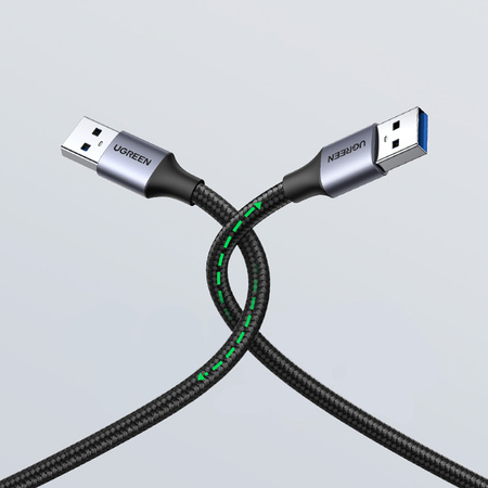 Ugreen kabel przewód USB - USB 3.0 5Gb/s 2m szary (US373)