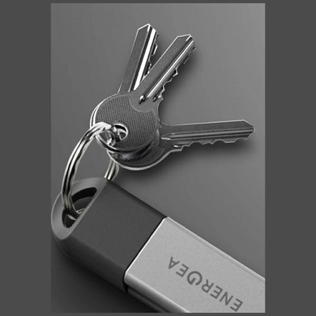 Kabel Energea Sheath Key 2w1 USB-C do    USB-C/USB-A 480Mbps 60W 15cm pomarańczowy