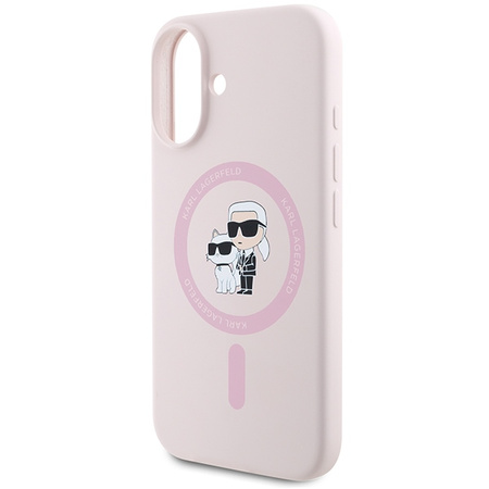 KARL LAGERFELD KLHMP16MSCMKCRHP ETUI DO IPHONE 16 PLUS HARDCASE SILIKON