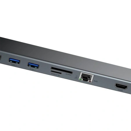 BASEUS HUB USB-C ADAPTER DO LAPTOP TELEFON HDMI USB 3.0 RJ45 SD MICROSD