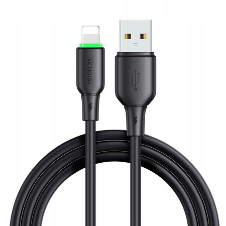 MCDODO ŁADOWARKA KABEL USB LIGHTNING SZYBKIEGO ŁADOWANIA DO IPHONE 1M LED