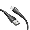 Kabel do telefonu Mcdodo z obsługą Car Play i Android Auto Micro USB 20cm z oplotem czarny