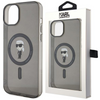 Etui Karl Lagerfeld IML Ikonik MagSafe na iPhone 15 Plus - czarne