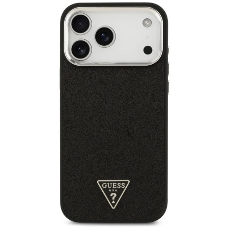 GUESS ETUI GLITTER TRIANGLE LOGO MAGSAFE DO IPHONE 17 PRO MAX ELEGANCKA