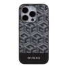 Etui Guess GCube Stripes MagSafe na iPhone 15 Pro Max - czarne