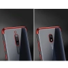 Clear Color case żelowy pokrowiec etui z metaliczną ramką Xiaomi Redmi 8A niebieski
