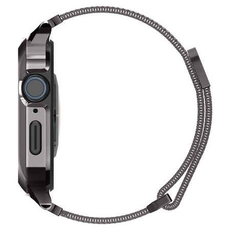 SPIGEN METAL FIT ”PRO” APPLE WATCH 4 / 5 / 6 / 7 / 8 / SE (44 / 45 MM) GRAPHITE