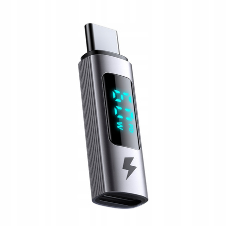 MCDODO ADAPTER PRZEJŚCIÓWKA USB-C USB TYP C DO LIGHTNING IPHONE 60W MIERNIK