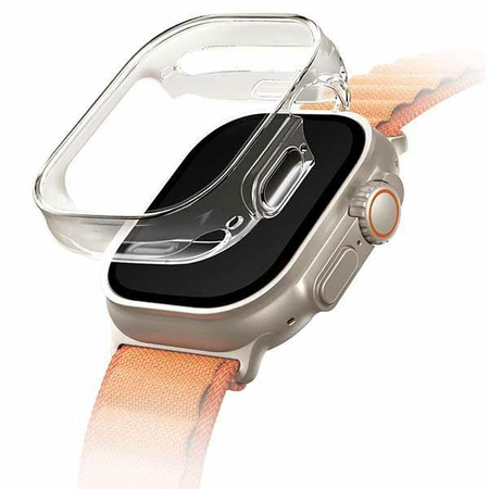 Etui Uniq Garde na Apple Watch Ultra 49 mm. przezroczysty/dove clear