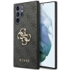 GUESS CASE HARDCASE DO SAMSUNG S23 ULTRA S918 SZARY Z LOGO METALOWYM
