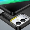 Carbon Case etui do Infinix Note 12i elastyczny silikonowy karbonowy pokrowiec czarne