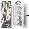 Guess GUHCP12SIMLFL03 iPhone 12 mini 5,4" granatowy/navy N°3 Flower Collection