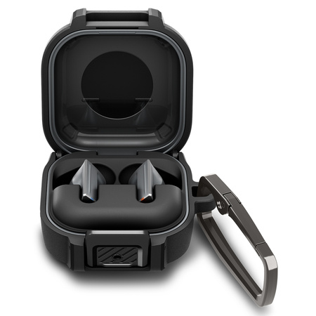Spigen Lock Fit, matte black - Samsung Galaxy Buds 4 Pro/4