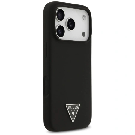 GUESS ETUI CASE SILIKONOWE DO IPHONE 17 PRO MAX LOGO MAGSAFE