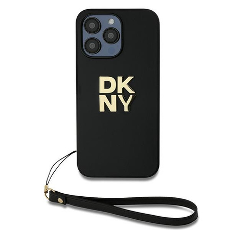 DKNY ETUI HARDCASE DO IPHONE 14 PRO MAX 6.7 Z OPASKĄ NA NADGARSTEK LOGO