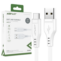 Acefast kabel USB - USB Typ C 1,2m, 3A biały (C3-04 white)